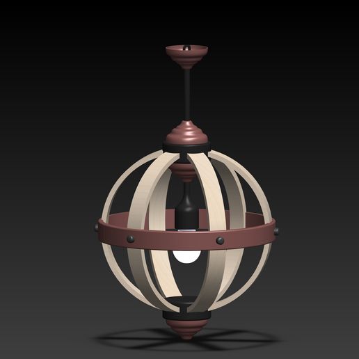 Modern Chandelier 3D model
