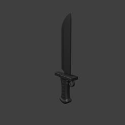 8.png STL-Datei Bleach Kensei Muguruma Zanpakuto Tachikaze・3D-druckbares Modell zum herunterladen
