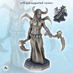 1-F10.png STL file Valak infernal daemon (+ presupported version) (10) - Darkness Chaos Medieval Age Fantasy・3D printer model to download, Hartolia-Miniatures