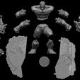 16.jpg Hulk From Movie The Incredible Hulk 2008 with Edward Norton File STL 3D Print Model Two Versions