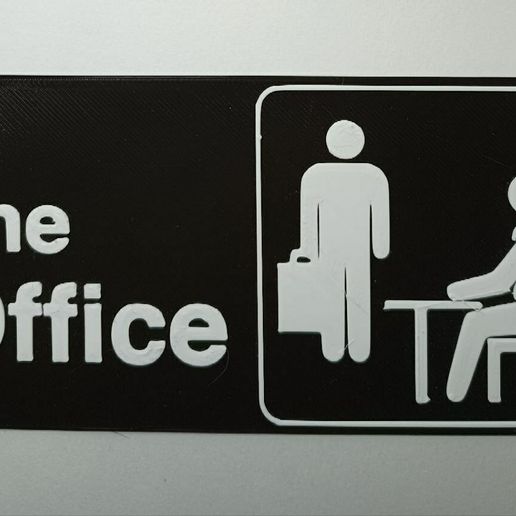 Poster - Sign The Office 15 x 8 cm 3D model