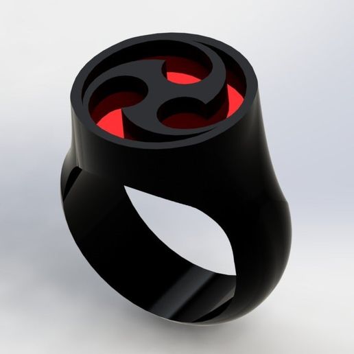 Free STL file Ring Tomoe・3D printer design to download・Cults