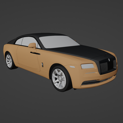 1.png Archivo STL Rolls Royce Wraith Coupé 2014・Plan de impresión en 3D para descargar