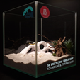 BreezeStone-Cave-3d-printed-by-Aquireef3D-main.png 3D Printable Cave, Pet Shelter for Aquariums & Terrariums: Fish, Shrimp, Reptile, Spider and Bug Hide, Small Rock Form Tank Decor