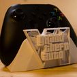 DSC08173.jpg Xbox Controller Stand with GTA 6 Logo - Gamer Base Rockstar Style (STL)