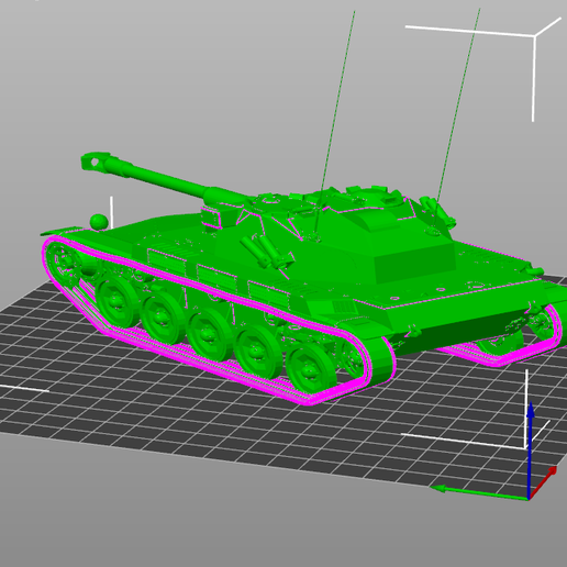 🪖 ELC BIS TANK・ STL File for ・Cults