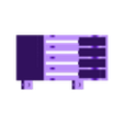 4 2.5 inch drive bay.stl Modular case: 4 2.5 inch drive bay (Part #11)