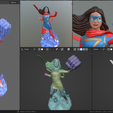 Oia ey — Collection | Estatua de Miss Marvel