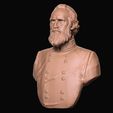 09.jpg General Stonewall Jackson bust sculpture 3D print model
