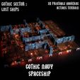 Navy_Spaceship.jpg Gothic Navy Spaceship - A boarding action terrain