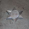 sheriff1.jpg Archivo STL gratis Insignia de Sheriff (Estrella)・Diseño por impresión en 3D para descargar