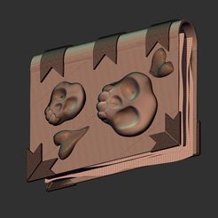 331121667_3507431576249951_6605427578447486377_n.jpg Fichier STL Necromancer Book STL・Design pour impression 3D à télécharger