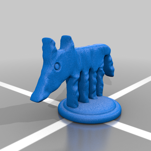 🔥 Fire Fox Distortion・Free STL File for ・Cults