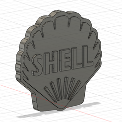 Shell-1.png 1/18 Embleme shell / Shell emblem diecast