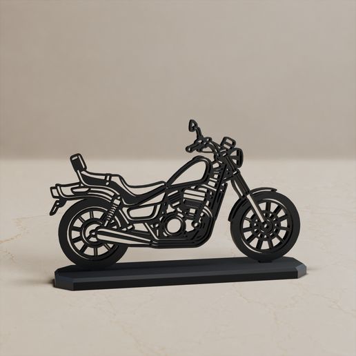 KAWASAKI EN400 MOTORCYCLE MODELL STAND DECOR