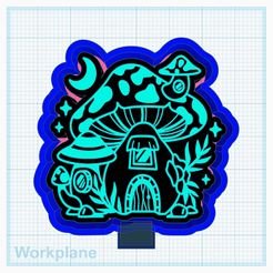 Mushroom-house.png Fichier STL Maison des champignons・Objet imprimable en 3D à télécharger