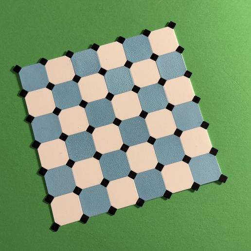 FLOOR TILE DESIGN 2 1:12 DOLLHOUSE SCALE