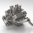 BBC.001.jpg Big Block Chevy V8 motor with ITB's. 1/8 TO 1/25 SCALE