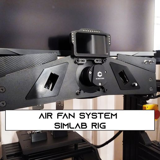 🏛️ Air Fan System for SIMLAB RIG・Free STL File for ・Cults