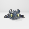 Toothless-keychain-render-2.png Toothless Flexi articulated Keychain
