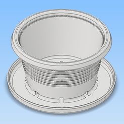 Macetero-con-plato.jpg Free STL file Flower pot with saucer・3D printable model to download