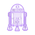 black.stl STL file R2D2 display piece and magnet sign.・3D printer design to download