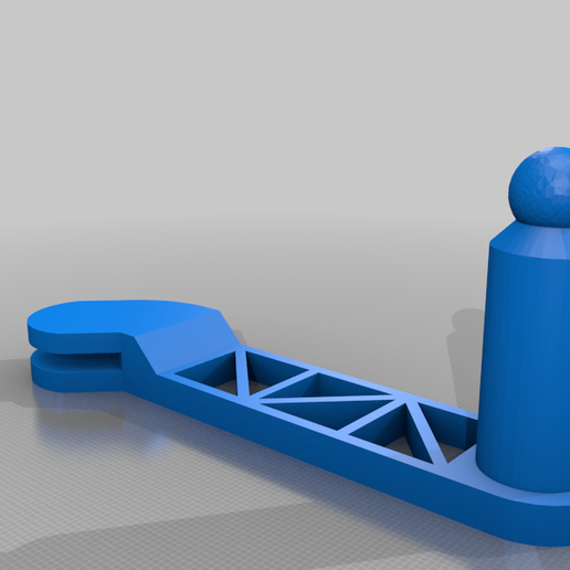 Raspberry Pi Camera Case and Arm for Ender 3 3D model