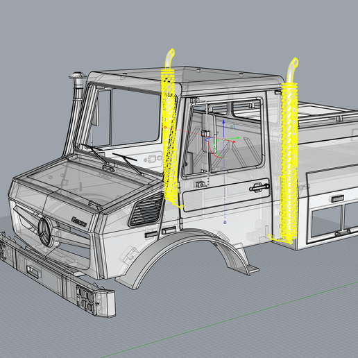22.png Unimog exhaust stack set