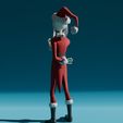 0010.jpg Christmas Jack Skellington Low Poly