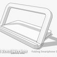 9f808d327ece97bc9f8a6936dbe318b1_display_large.jpg Free STL file Folding Smartphone Holder cnc/laser・3D print design to download
