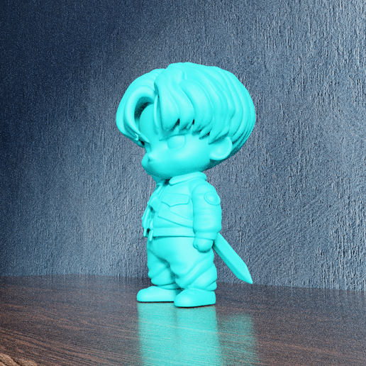 🗿 Chibi Trunks・ STL File for 3D printing・Cults