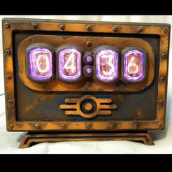 Distressed-Nixie-Fallout-clock.jpg Fallout Nixie Clock