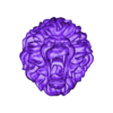 lionhead_solid.stl Roaring Lion Head V1