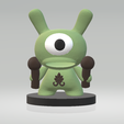 1.png 3D Außerirdischer Charakter 3D-Druckbares Modell