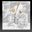 euagelismos-tis-thotokoy-5.jpg The Annunciation  Evangelismos  Bas-Relief