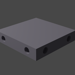 Flat_Tile.png Free STL file DnD Flat Tile (with magnet holes)・Model to download and 3D print