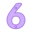 6.stl Números de Casa