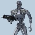 S-72.jpg Terminator T-800 Endoskeleton Salvation Diorama T2 Improved Version