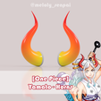 yamato_horns.png ONE PIECE - YAMATO HORNS COSPLAY PROP