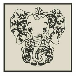 elephant.jpg Décoration Mural Elephant