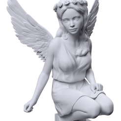 00.png Fichier STL Petit ange・Plan pour imprimante 3D à télécharger