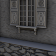 37.png Slavic traditionnal house with canopy and engraved roof edges (2) - Warhammer Age of Sigmar Alkemy Lord of the Rings War of the Rose Warcrow Saga