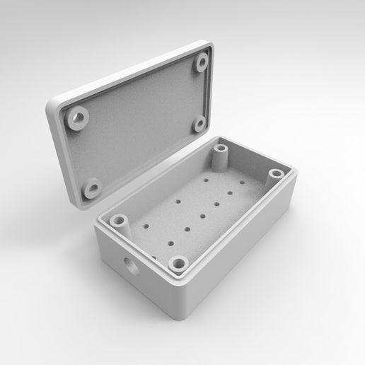 electronic box 3D model