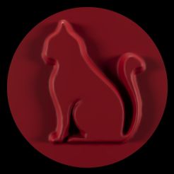 Catt.jpg Cat Printing Pattern - Kunstwerkzeug für Farbe