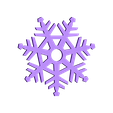 Snowflake3.STL Fichier STL Pack décoration pour Noël・Plan à imprimer en 3D à télécharger