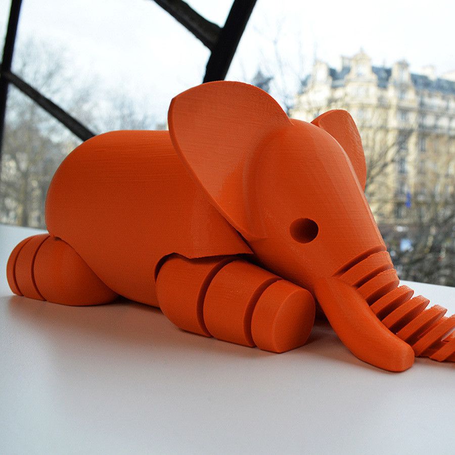 3.jpg Download free STL file Elephant • 3D printer design, leFabShop