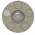 Centre-jante-10-bâtons.png 10-spoke rim (21 inches) 1/24