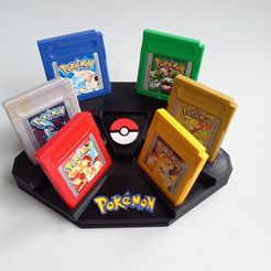 20210127_120444.jpg Holder for Gameboy Pokemon games Nintendo Presentation 1 Edition games cartridge