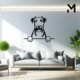 Erdel-terrier.png Wall silhouette - Dogs Hang