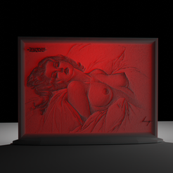 Vargas5.png Fichier STL gratuit Vintage Vargas 5・Modèle à télécharger et à imprimer en 3D